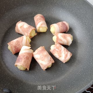 培根煎土豆泥步骤9