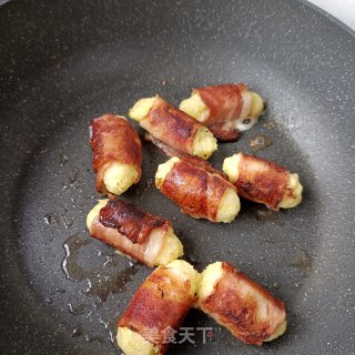培根煎土豆泥步骤12