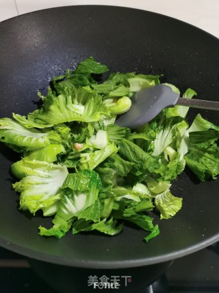蚝油炒芥菜步骤3