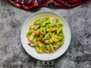 鸡蛋淋炒黄瓜步骤14