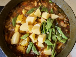 扁豆玉米土豆炖鸡块步骤13