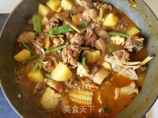 扁豆玉米土豆炖鸡块步骤15