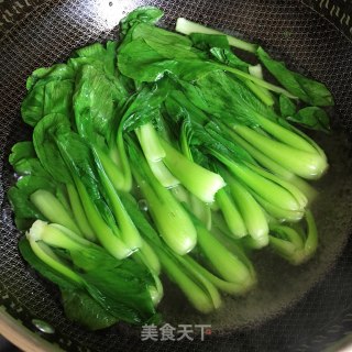 肉末油菜步骤2