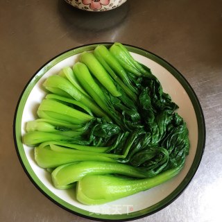 肉末油菜步骤3