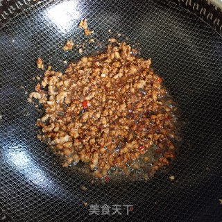 肉末油菜步骤6
