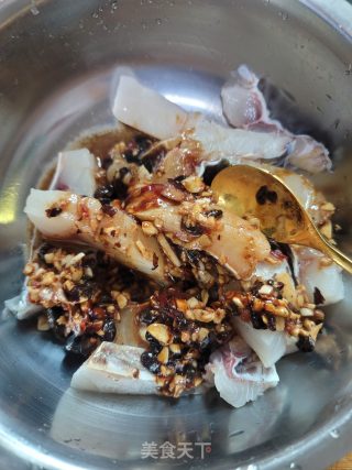 鼓汁蒸鱼腩步骤6