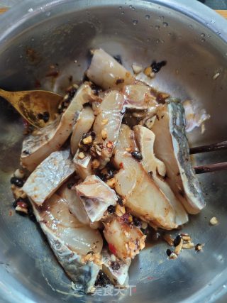 鼓汁蒸鱼腩步骤7