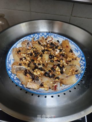 鼓汁蒸鱼腩步骤9