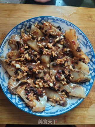 鼓汁蒸鱼腩步骤8