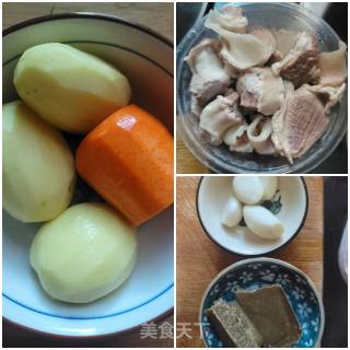 咖喱土豆焖护心肉步骤1