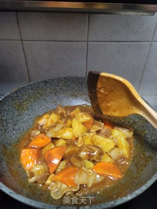 咖喱土豆焖护心肉步骤9