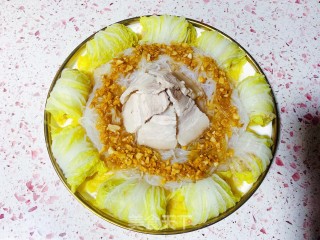 蒜泥三白——白玉卷、白粉丝、白肉步骤20