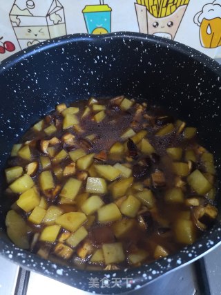 香菇炖土豆步骤8