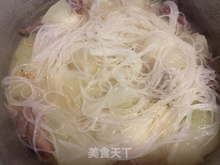 冬瓜腊鸭粉丝煲步骤5