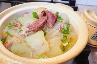 冬瓜腊鸭粉丝煲步骤6