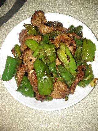 青椒炒牛腩步骤9
