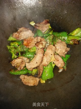 青椒炒牛腩步骤8