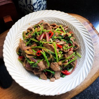 香菜炒牛里脊步骤11