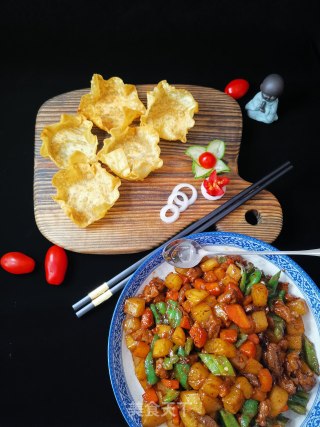 烧烤味土豆肉丁步骤7