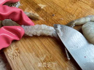 天妇罗（大虾，红薯，西葫芦，茄子）步骤1
