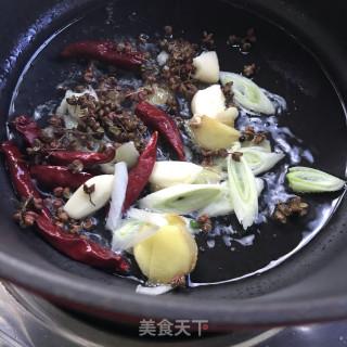 麻辣鸡块炖松茸步骤5
