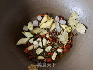 芥兰土豆炖柴鸡步骤4