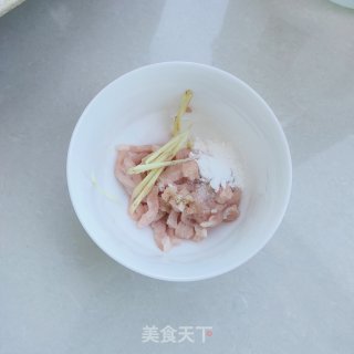 肉丝鸡蛋炒芸豆步骤6