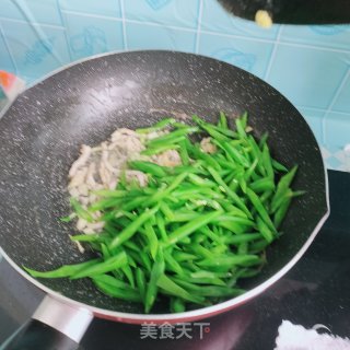 肉丝鸡蛋炒芸豆步骤12