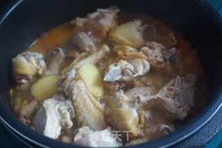 不加一滴水の番茄鸡步骤8