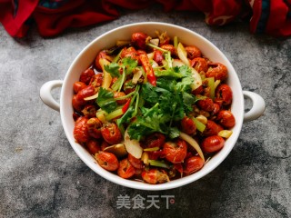 芹菜洋葱炒龙虾尾步骤19
