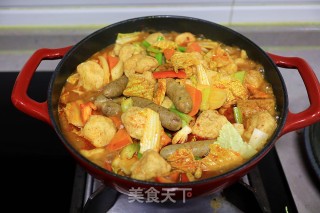 倍儿解馋的鱼丸脆皮肠焖锅步骤7