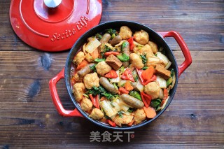 倍儿解馋的鱼丸脆皮肠焖锅步骤9