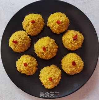 小米蒸丸子步骤15