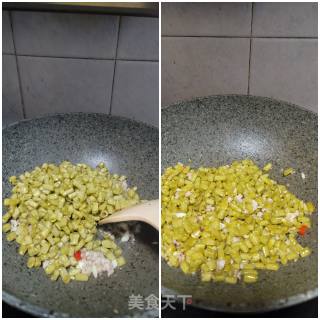 辣豆瓣肉末炒酸豆角步骤5