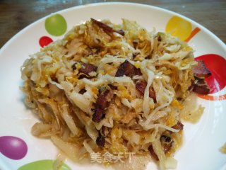 东北菜―酸菜炒肉步骤9