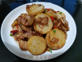 白薯烧肉步骤9