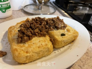肉末豆腐（味淋版）步骤9