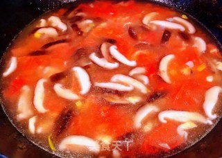 西红柿香菇豆腐煲#下饭菜#步骤8