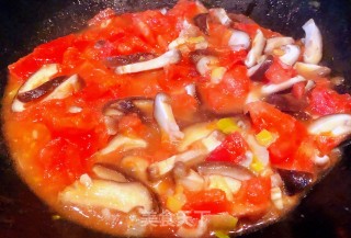 西红柿香菇豆腐煲#下饭菜#步骤7