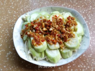 蒜茸金针菇蒸丝瓜步骤6