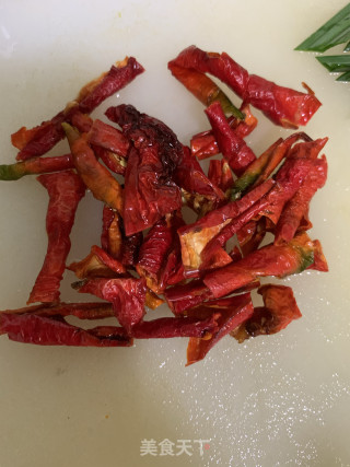 孜然味花菜步骤4