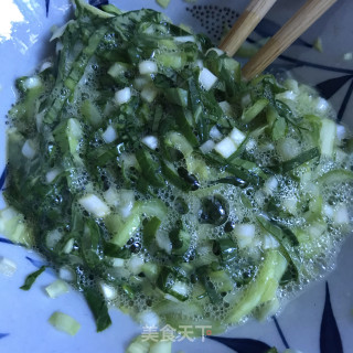 韭黄青菜煎蛋步骤5