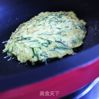 韭黄青菜煎蛋步骤7