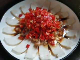 肉片蒸豆腐步骤7