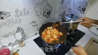 西红柿土豆炒牛肉步骤9