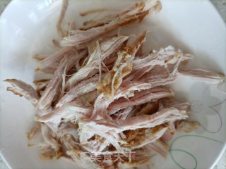 西芹炒卤肉步骤4