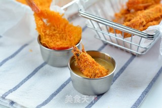 双味脆嫩炸虾排步骤12