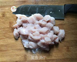辣椒酱鸡胸肉炒魔芋步骤4