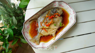 酱油水煮鲳鱼步骤8