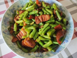 五花肉焖豆角步骤10